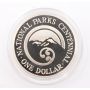1987 New Zealand $1 silver coin National Parks original case P65a Choice Proof