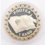 1996 South Africa 1 Rand Protea silver coin original box COA #831 Choice Proof