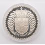1979 New Zealand $1 silver coin Crowned Shield original case P48a Choice Proof