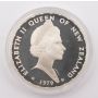 1979 New Zealand $1 silver coin Crowned Shield original case P48a Choice Proof