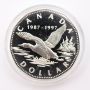 1997 Canada $1 RCM 10th Anniversary of the Loonie Sterling silver coin