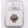 2010 Canada 25 cent End of WWII NGC MS66 65th Anni Poppies Colorized