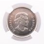 2011 Canada Silver 25 cent NGC MS67 Peregrin Falcon Colorized 