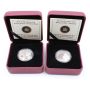 2x 2012 $4 Fine Silver Coin Heroes of 1812 - Sir Isaac Brock - Tecumseh
