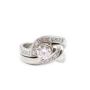 1.11ct Diamond ring set 19K white gold 13.5 grams appraisal $8,800.00  Size-8 