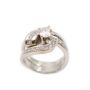 1.11ct Diamond ring set 19K white gold 13.5 grams appraisal $8,800.00  Size-8 
