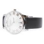 Tiffany & Co. Atlas Stainless Steel Leather White Dial Swiss Made 37mm Watch