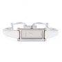 Gucci 1500L Equestrian Style Harness Bangle White Dial Swiss Ladies Watch