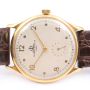 Baume and Mercier 18K Gold Vintage Calibre 006 Mens Wrist Watch  