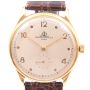 Baume and Mercier 18K Gold Vintage Calibre 006 Mens Wrist Watch  