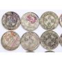 Lot of 13 Kwangtung Republic Era 1919-1922 20 cent silver VG to VF condition