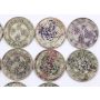 Lot of 13 Kwangtung Republic Era 1919-1922 20 cent silver VG to VF condition