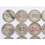 Lot of 15 Kwangtung Republic era 1912-1929 20 cent silver coins XF-AU condition