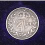 1904 Great Britain Maundy 4-coin set with original case