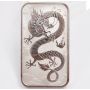 2x 1 Oz Silver Bars Australia Perth Mint Dragon Series 2018 - 2019