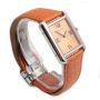 CARTIER Tank Solo 2716 Stainless Steel Orange Dial Quartz Watch