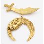 Sikh natural Gold nugget brooch Dawson AUG.2/10 