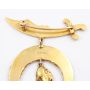 Sikh natural Gold nugget brooch Dawson AUG.2/10 