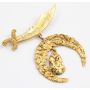 Sikh natural Gold nugget brooch Dawson AUG.2/10 