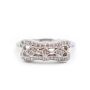 14k White Gold Ladies 0.33 Carat Diamond ring Size-6.5 