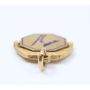 14 Karat Antique Masonic Gold & Blue Enamel Spinner Fob 3.54 grams 