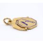 14 Karat Antique Masonic Gold & Blue Enamel Spinner Fob 3.54 grams 