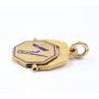 14 Karat Antique Masonic Gold & Blue Enamel Spinner Fob 3.54 grams 