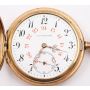 JOP Joseph Olivia Patenaude 18s pocket watch hunting case running 