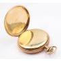 JOP Joseph Olivia Patenaude 18s pocket watch hunting case running 