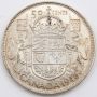 1946 Die break through 6 Canada 50 cents EF+