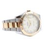 Rolex Datejust II 41 116333 18K Gold and Stainless Ivory Diamond Dial Mens Watch
