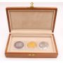 1986 Japan Hirtohito 100,000 Yen gold 10,000 Yen silver 500 nickel GEM UNC