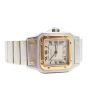  Cartier Santos Galbee 187901 18kt Gold & Steel Ivory Dial Large 29mm Watch