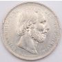 1872 Netherlands 2 1/2 Gulden silver coin EF+