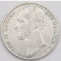 1847 Netherlands 1 Gulden silver coin VF