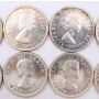10x 1959 & 1960 Canada Prooflike silver dollars 3x1959 and 7x1960 10-coins PL