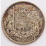 1947 curved-7 Canada 50 cents Choice EF/AU