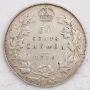 1916 Canada 50 cents F/VF