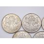 5x 1943 Canada 50 5-coins EF to AU
