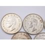 5x 1943 Canada 50 5-coins EF to AU