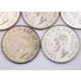 5x 1943 Canada 50 5-coins EF to AU