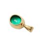 2.38ct Emerald 18K yg pendant Type III VS Vivid Green