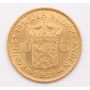 1912 Netherlands 10 Gulden gold coin nice Uncirculated