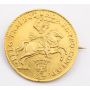 1763 Netherlands Utrecht 14 Gulden Gold coin AU details pin/brooch mount