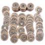 c1650 Japan Bronze One Mon coins Kanei Tsuho 100x coins many nice grades