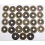 c1769-1860 Japan 4 Mon coins Kwan-Ei Tsu-ho 27x coins 