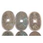 c1835-1870 Japan 100 Mon Tempo Tsuho 6-coins circulated