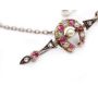 9 Karat Yellow Gold Victorian Antique Horseshoe Ruby and Diamond Bar Pin