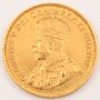 1912 Canada $10 gold coin EF details cleaned