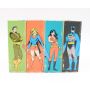 4x 2015 $10 DC Comics Canada $10 .999 Fine Silver Coins Superman Supergirl​